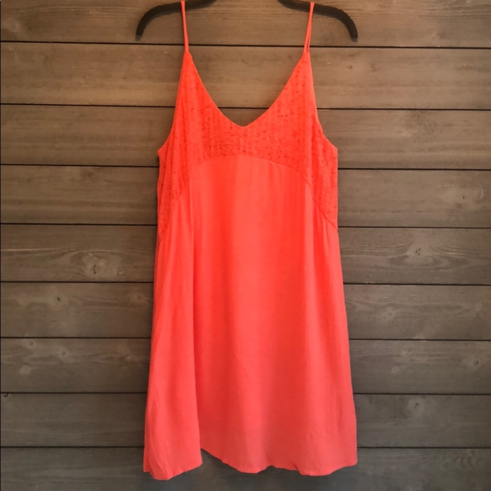 Coral Slip Dress